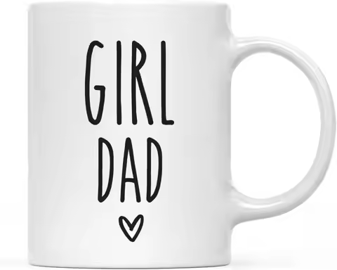 Father's Day 11oz.Mug Gift, Girl Dad 1-Pack, Birthday Christmas Gift Mug Dad Coffee Mug Dads Mugs Fr