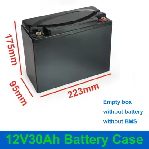 12V 30Ah Battery Case 12V30Ah ABS Empty Box For NCM LiFePO4 Cells 12.8V 30Ah 24V 36V 48V 18650 26650
