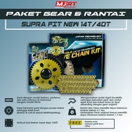 Gear Gir Gear Set 428 14T / 40 T Supra Fit New Supra Fit Supra X 125 K
