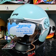 JPX JPX JPX SHE HIJAB SERIES EASY GREEN HALF FACE HELMET ORIGINAL SNI