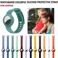 Ready Stock] AirTag Colorful Silicone Case Strap Bracelet for Waterproof Watchband - UGREEN Tag Air 