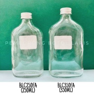 READYSTOCK BOTOL KACA KOPI SLIM BOTOL MULUT KECIL 250ML/350ML