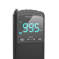 [Predolo3] Portable AM FM Radio with Reception Mini Personal Radio Digital Radio for Jogging Home Adults