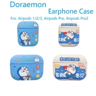 Doraemon earphone case compatible Airpods Pro AirPods 3/2/1 Case Airpods Pro2 Soft Silicone case Airpods Portable Protective Cover