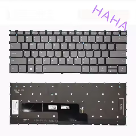 H+ US Keyboard Backlit For Lenovo ThinkBook 13x G2 IAP 21AT Gray Color