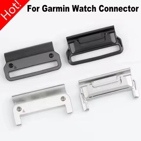 2PCS 22mm 26mm Metal Adapter for Garmin Watch Connector for Garmin Fenix 7X 6x Pro 7x 5 6 Watchband 