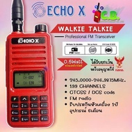 ิวิทยุสื่อสาร ECHO X(0.5วัตต์ออก 5 วัตต์/160ช่อง)สแตนบายด์โชว์2ช่อง ยกเว้นใบอนุญาตใช้วิทยุสื่อสาร