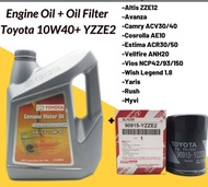 Toyota Semi Synthetic SN/CF 10W40 Engine oil + Toyota Oil Filter