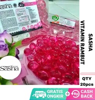 Gratis Ongkir Perawatan rambut SASHA Vitamin Rambut Kemasan 20pcs - Original / HaIr Vitamin Sasha / 