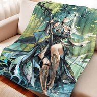 duet night abyss flannel blanket, soft and colorful, perfect for sofa, bed, office. Ideal gift for f