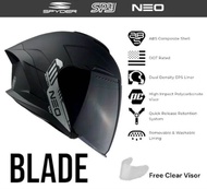 SPYDER NEO Blade Half Face Helmet Dual Visor