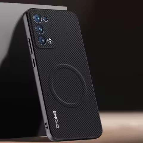 For OPPO Reno 6 Pro 5G Case Luxury Car Magnetic Holder Phone Case For OPPO Reno 6 Pro Plus Reno6 Pro