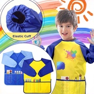 Art Smock Kids Waterproof Apron Kids Painting Apron With Waterproof Pocket