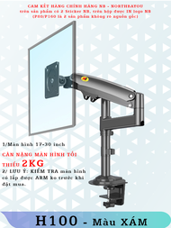 H100 Giá treo màn hình máy tính NB H100 –Tay treo màn hình đa năng -Xoay 360 độ (Màn 17-30 inch)