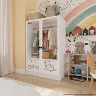 SB Design Square KONCEPT FURNITURE ตู้เสื้อผ้า บานกระจก DISNEY รุ่น WINNIE THE POOH 01-GP80