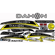 DAHON BIKE STICKER SET VARIATION FOLDING BIKE STRIPING