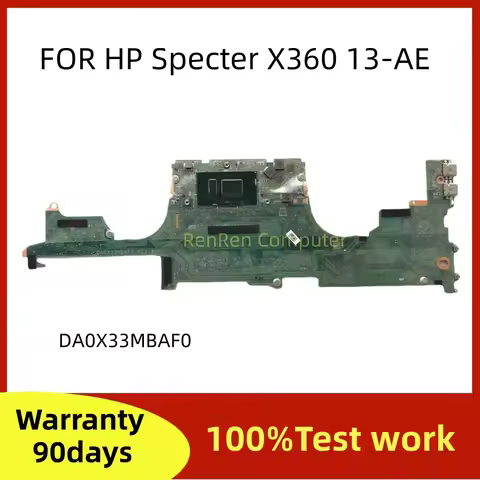 DA0X33MBAF0 Mainboard FOR HP Specter X360 13-AE TPN-Q199 laptop motherboard i5 i7-8th Gen CPU 8G/16G