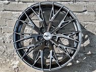 New Car Sport Rim Flow Forming  361 Mobilife Wheels 18x8J 5x113 ET38 Black Chrome - READY STOCK