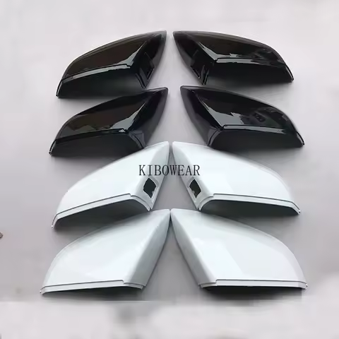 1pc White Side Wing Mirror Caps for Audi Q5 FY Q7 4M 2016 2024 Covers replacement Black Auto housing