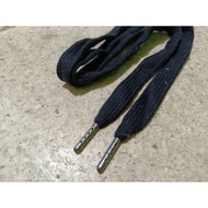 Flat aglet hoodie strap black aglet flat pants strap/