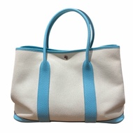 HERMES 愛馬仕 GARDEN PARTY36 帆布