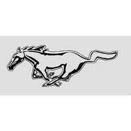 2Pcs/Pair Mustang Sticker Decal YOUR CHOICE OF SIZE/COLOR emblem for Ford Mustang