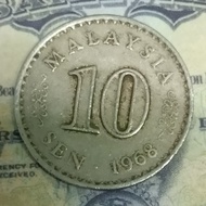 10 sen Old Coins Collection 1968