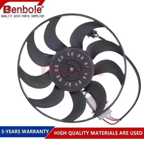 Left Engine Radiator Cooling Fan Assembly For AUDI A6 Allroad C6 S6 2.7TDI 3.0TDI Diesel 4.2FSI 2005