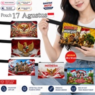 17 August Souvenir Pouch | Multipurpose Wallet with 17 AUGUST Motif | Makeup, Pencil & Accessories C