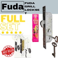 Fuda 5370 Metal Lock Single Mortise Grill Door Hook Lock