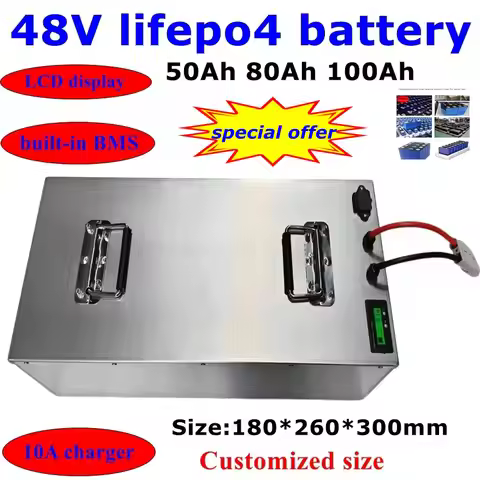 Special offer 48V 50AH 80Ah 100Ah Lifepo4 lithium battery pack for Ryobi RM480e RM300e ZT480ex 300MV