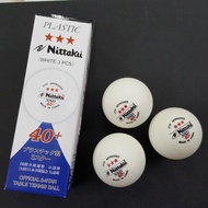 [ORIGINAL] NITTAKU 3 STAR  40+ TABLE TENNIS BALL
