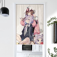 Mr. Home Living Hall Two-Dimensional Door Curtain Anime Demon Slayer Nezuko Bedroom Door Curtain Household Dormitory Door Curtain Japanese Door Curtain