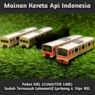 Mainan Kereta KRL Commuter Line Fullset - miniatur krl mainan anak