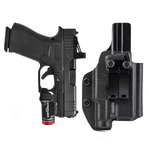 IWB Kydex Concealed Carry Holster for Glock 43x 48 MOS G43x 48 Rail with Streamlight TLR 7 Sub Flash