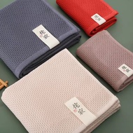 Pure Cotton Honeycomb Towel Bath Towel Square Towel Set Waffle Bath Towel Thickened Pure Cotton Towe