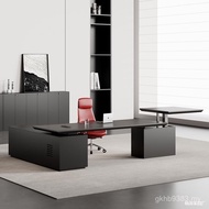 Desk President Modern Lifting Senior Desk Light Designer Electric Manager Luxury Big Workbench Boss 