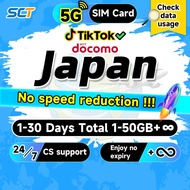 Wefly Japan SIM card Docomo 7-15 Days 5-10GB Unlimited 4G/5G Data Japan eSIM Card Truly Local Japan 