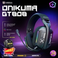 ITIKUMA GT808 Tri-Mode Wireless Gaming Headset – Bluetooth 5.3, 2.4GHz, Mic RGB-ONIKUMA GT808 Wirele