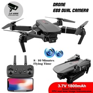 [CLAIRETOYS} Drone E88 Dual Camera WIFI Camera Drone E88 Wireless Remote Camera Wifi FPV Avoid