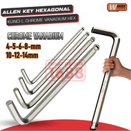 Hexagonal Ball Ballpoint L Key Long Hex Allen Key 4mm 5mm 6mm 8mm 10mm 12mm 14mm Woirx Tool Allen Ke