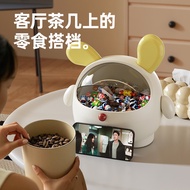 Awesome Household Candy Jar Living Room Coffee Table Desktop Front Desk Capsule Coffee Snacks Fruit 