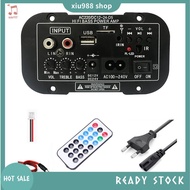 (xiu988) 12V 24V Bluetooth Amplifier Board HIFI  Amplifier Board FM Subwoofer 30-120W for 10Inch Sub