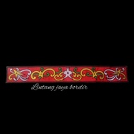 Dayak embroidered head accessories/dayak star ties