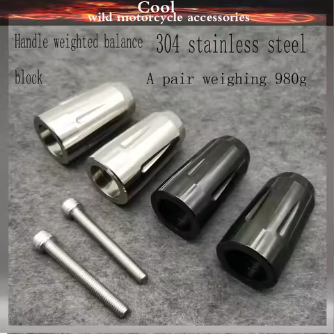 Motorcycle Bar End Weights For KAWASAKI VERSYS 1000 650 X300 J300 H2R GTR1400 Handlebar Plug Balance