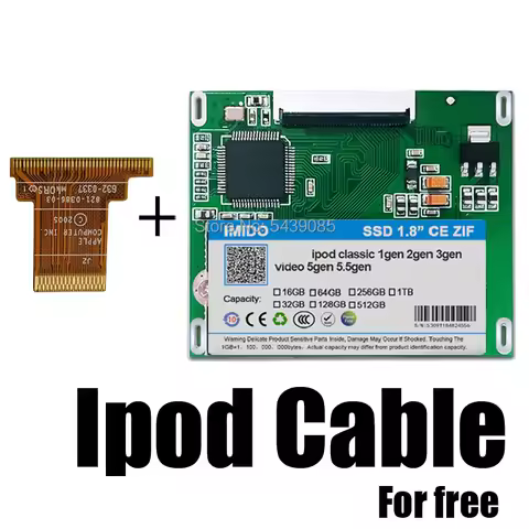 Ipod Classic SSD 128gb Compatible With Ipod Video Gen5/Ipod Classic 6th 7th Gen Factory Direct Colle