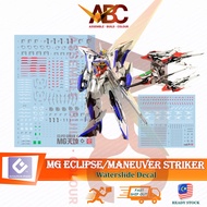 (Evo) Waterslide Decal - MG 1/100 Eclipse & Maneuver Striker (Fluo) MVF-X08 Model Kit Water Sticker 