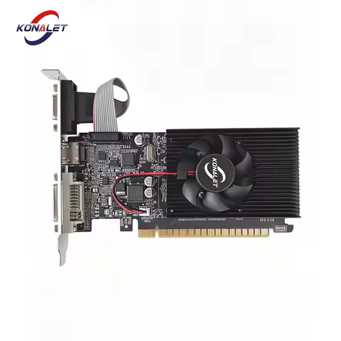 GT610 2GB DDR3 GPU 64bit PCI Express x16 Video Card HDMI DVI VGA Low Profile Graphics Card for Offic