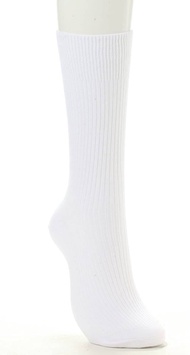 ถุงเท้าผู้ชายเอวสูง ATSUGI ผ้าฝ้ายแท้ 3 คู่ ถุงเท้าสำหรับใส่ทำงาน ทรงข้อเท้ากลาง ลายสีพื้น ชุดสามชิ้