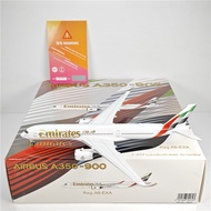 39072 1: 400 UAA Airlines A350-900 A6-EXA Alloy Airplane Model